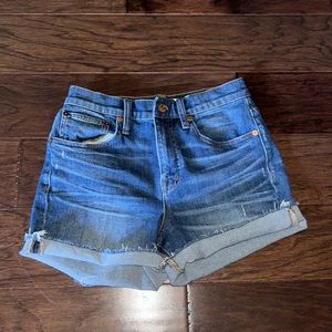 Madewell High Rise Denim Shorts